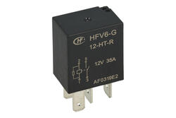 Relay; electromagnetic automotive; HFV6-G/12-HT-R; 12V; DC; SPDT; 35A; 12V DC; with connectors; for socket; 1,16W; Hongfa; RoHS