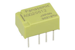Przekaźnik; elektromagnetyczny miniaturowy; AGQ20012 ; 12V; DC; 0,3A; 125V AC; 1A; 30V DC; do druku (PCB); Panasonic Electric Works; RoHS