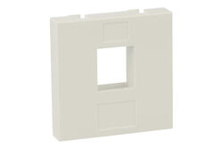 Adapter / Front Panel; Keystone; 7031-2; wall mount; white; RoHS