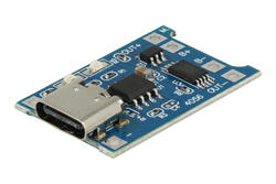 Moduł rozszerzeniowy; ładowarka baterii (li-ion); TP4056 usb c; 4,5÷5,5 V; 1A; gniazdo USB Type-C Moduł rozszerzeniowy; ładowarka baterii (li-ion); TP4056 usb c; 4,5÷5,5 V; 1A; gniazdo USB Type-C