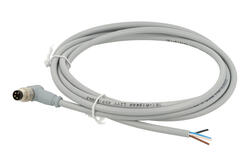 Wtyk z przewodem; 42-10056; M8-4p; 4 tory; kątowe 90°; z przewodem 2m; 0,25mm2; szary; IP67; 3A; 30V; Conec; RoHS Wtyk z przewodem; 42-10056; M8-4p; 4 tory; kątowe 90°; z przewodem 2m; 0,25mm2; szary; IP67; 3A; 30V; Conec; RoHS