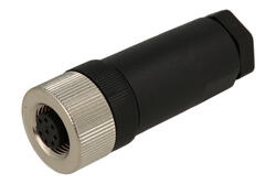 Socket; KLS15-M12 A-P208-PG9; M12-8p; 8 ways; straight; screw; 0,25mm2; for cable; black; IP67; 4A; 60V; KLS; RoHS Socket; KLS15-M12 A-P208-PG9; M12-8p; 8 ways; straight; screw; 0,25mm2; for cable; black; IP67; 4A; 60V; KLS; RoHS