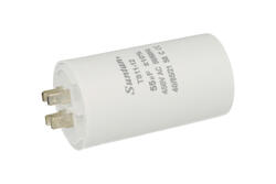 Capacitor; motor; TS11-12 4 450V 55uF; 55uF; 450V; fi 50x90mm; 6,3mm connectors; Suntan; RoHS