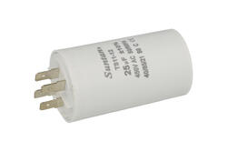 Capacitor; motor; TS11-12 4 450V 25uF; 25uF; 450V; fi 40x71mm; 6,3mm connectors; Suntan; RoHS