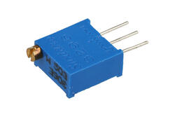 Potentiometer; mounting; helitrim; vertical; multi turns; TSR-3296W-503R, 50Kohm; 50kohm; linear; 10%; 0,5W; through-hole (THT); cermet; 3296; Suntan; RoHS