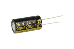 Kondensator; elektrolityczny; 2200uF; 25V; TS14; TS14 2200uF 25V +/-20% 13*25mm; fi 13x25mm; 5mm; przewlekany (THT); luzem; Suntan; RoHS Kondensator; elektrolityczny; 2200uF; 25V; TS14; TS14 2200uF 25V +/-20% 13*25mm; fi 13x25mm; 5mm; przewlekany (THT); luzem; Suntan; RoHS