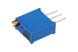 Potentiometer; mounting; helitrim; vertical; multi turns; TSR-3296W-104R, 100Kohm; 100kohm; linear; 10%; 0,5W; through-hole (THT); cermet; 3296; Suntan; RoHS
