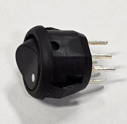 Switch; rocker; SW2736-R5; ON-ON; 2 ways; black; no backlight; bistable; through hole; 13,5mm; 2 positions; 1,5A; 250V AC; Canal