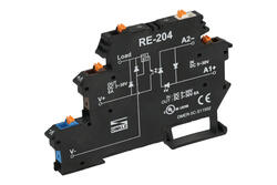 Przekaźnik; SSR (półprzewodnikowy); instalacyjny; RE-204; 5÷30V; DC; 6A; 3÷30V; DC; MOSFET; na szynę DIN35; 1 styk zwierny; Dinkle; RoHS; CE
