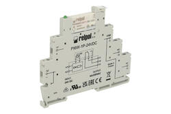 Relay; instalation; interface; PIR6W-1P-24VDC; 24V; DC; SPDT; 6A; 230V AC; 6A; 24V DC; DIN rail type; Relpol; RoHS; CE
