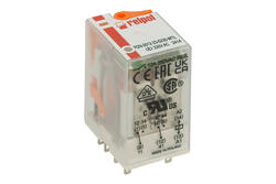 Przekaźnik; elektromagnetyczny przemysłowy; R2N-2012-23-5230 WTL; 230V; AC; 2 styki przełączne; 12A; do gniazda; do druku (PCB); Relpol; RoHS
