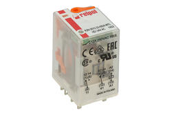 Przekaźnik; elektromagnetyczny przemysłowy; R2N-2012-23-5024 WTL; 24V; AC; 2 styki przełączne; 12A; do druku (PCB); do gniazda; Relpol; RoHS