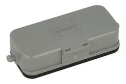 Pokrywa ochronna; Han A; 09200105402; 10A; plastik; do 1 klamry; szary; IP65; Harting; RoHS