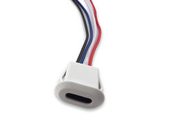 Socket; USB C; A-G-USB C-4P-B; USB C; white; horizontal; RoHS