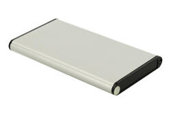 Enclosure; multipurpose; HM1455A1202; aluminum; 120mm; 70mm; 12mm; IP54; natural; polycarbonate ends; Hammond; RoHS