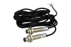 Czujnik; fotoelektryczny; G12-3C3PA; PNP; NO; bariera (nadajnik-odbiornik); 3m; 10÷30V; DC; 200mA; cylindryczny metalowy; fi 12mm; z przewodem 2mb; Greegoo; RoHS