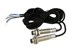 Czujnik; fotoelektryczny; G12-3C3PB; PNP; NC; bariera (nadajnik-odbiornik); 3m; 10÷30V; DC; 200mA; cylindryczny metalowy; fi 12mm; z przewodem 2mb; Greegoo; RoHS