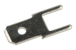 Konektor; 4,8x0,5mm; płaski wsuwka; nieizolowany; A-PC187; proste; przewlekany (THT); 1 tor