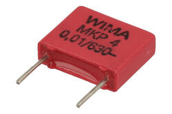 Capacitor; polypropylene; 10nF; 280V AC; MKP4J021002B00KSSD; 10%; 7,5mm; bulk; -55...+100°C; Wima; RoHS