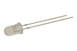 Dioda LED; OSM5DK5A31A-12V; 5mm; biały; Światłość: 3000÷4200mcd; 30°; przezroczysta; 12V; 15mA; ciepła biała; przewlekany (THT); OptoSupply; RoHS