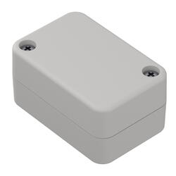 Enclosure; multipurpose; ZP60.40.30JpH TM PC; polycarbonate; 60mm; 40mm; 30mm; IP65; light gray; with brass bushing; Kradex; RoHS