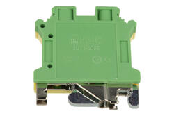 Connector; DIN rail mounted; grounding; PC10-PE; green-yallow; screw; 0,5÷10mm2; 1 way; UTL; RoHS