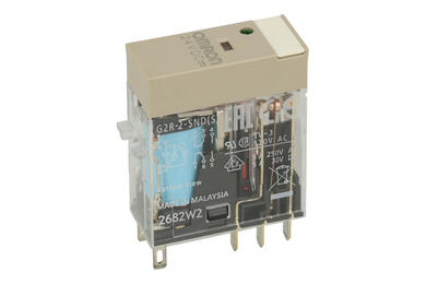 Przekaźnik; elektromagnetyczny miniaturowy; G2R-2-SND 24VDC (S); 24V; DC; 2 styki przełączne; 5A; 250V AC; 5A; 30V DC; do gniazda; Omron; RoHS