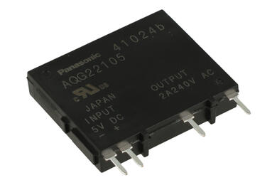 Relay; SSR; single phase; AQG22105; 4÷6V; DC; 2A; 75÷264V; AC; zero crossing; PCB trough hole; SPST NO; Panasonic Nais; RoHS Relay; SSR; single phase; AQG22105; 4÷6V; DC; 2A; 75÷264V; AC; zero crossing; PCB trough hole; SPST NO; Panasonic Nais; RoHS