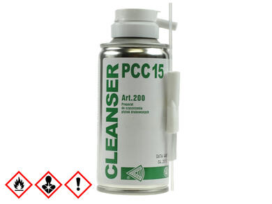 Preparat; czyszczący; CLEANSER PCC15/150; 150ml; aerozol; metalowa puszka; Micro Chip Elektronic