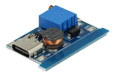 Moduł rozszerzeniowy; przetwornica step-up; Step-Up; 5V; 4÷30V; 1A; USB C