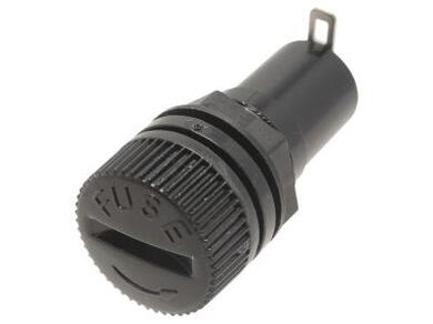 Gniazdo bezpiecznika; KLS5-253; fi 5x20mm; na panel; 10A; 250V AC; KLS; RoHS Gniazdo bezpiecznika; KLS5-253; fi 5x20mm; na panel; 10A; 250V AC; KLS; RoHS