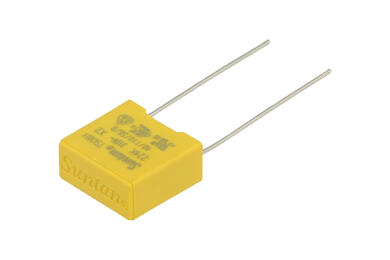Kondensator; X2; polipropylenowy; MKP; 220nF; 310V AC; TS08H B type 0,22uF 310VAC; 10%; 6x12x13mm; 10mm; luzem; -40...+110°C; Suntan; RoHS