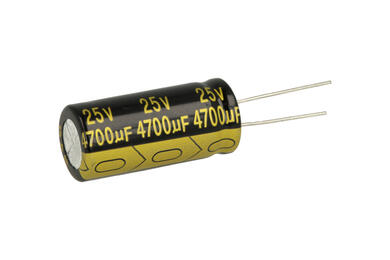 Kondensator; elektrolityczny; 4700uF; 25V; TS14; TS14 4700uF 25V +/-20% 16*35mm; fi 16x35mm; 7,5mm; przewlekany (THT); luzem; Suntan; RoHS