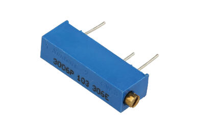 Potencjometr; TSR-3006P-103R,10Kohm; przewlekany (THT); 10%; 10kohm; Suntan; RoHS; 0,75W; montażowy; helitrim; wieloobrotowy; liniowa; cermetowy; 3006 19mm