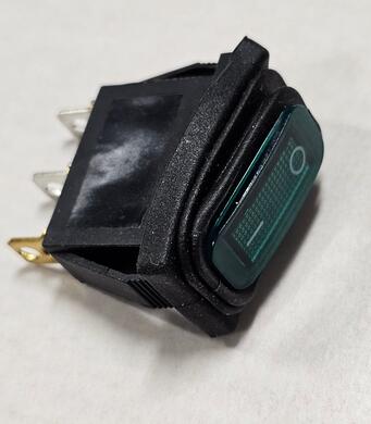 Przełącznik; klawiszowy (kołyskowy); A-604/ZM-G; ON-OFF; 1 tor; zielony; podświetlenie LED 12-24V; zielony; bistabilny; konektory 6,3x0,8mm; 10x27mm; 2 pozycje; 15A; 250V AC Przełącznik; klawiszowy (kołyskowy); A-604/ZM-G; ON-OFF; 1 tor; zielony; podświetlenie LED 12-24V; zielony; bistabilny; konektory 6,3x0,8mm; 10x27mm; 2 pozycje; 15A; 250V AC