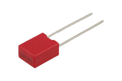 Kondensator; poliestrowy; MKT; 330nF; 63V; TS05 0.33uF 63V +/-5% P:5mm 7.2*9.5*4.5mm Bulk; 5%; 4,5x7,2x9,5mm; 5mm; luzem; -40...+85°C; Suntan; RoHS