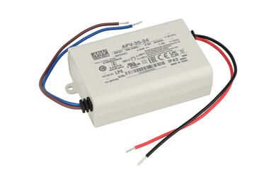 Zasilacz; do LED; APV-35-24; 24V DC; 1,5A; 35W; stałonapięciowy; IP30; Mean Well