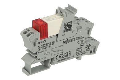 Przekaźnik; instalacyjny; interfejsowy; 788-508; 230V; AC; 1 styk przełączny; 16A; 250V AC; na szynę DIN35; Wago; RoHS