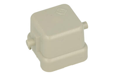 Protective cover; Han A; 09200035407; 3A; plastic; for single locking lever; grey; IP65; Harting; RoHS