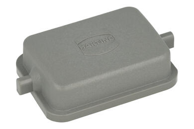 Pokrywa ochronna; Han B; 09300065405; 6B; plastik; do 1 klamry; szary; IP65; Harting; RoHS
