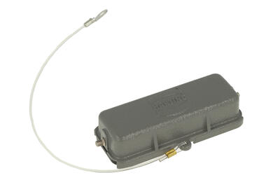 Pokrywa ochronna; Han A; 09200165425; 16A; metal; szary; IP65; Harting; RoHS