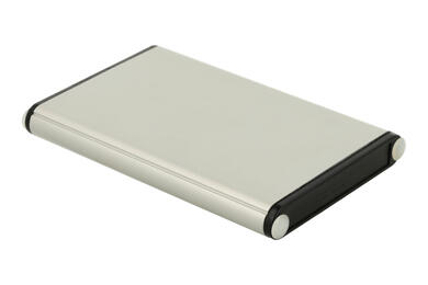 Enclosure; multipurpose; HM1455A1002; aluminum; 101mm; 70mm; 12mm; IP54; natural; polycarbonate ends; Hammond; RoHS