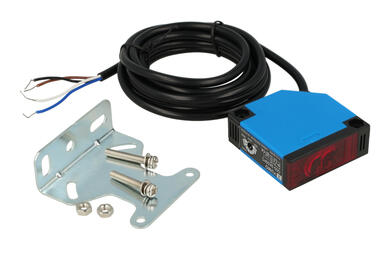 Sensor; photoelectric; G50-3A30PC; PNP; NO/NC; diffuse type; 0,5m; 90÷250V; AC; 200mA; cuboid; 18x50mm; with 2m cable; YUMO; RoHS