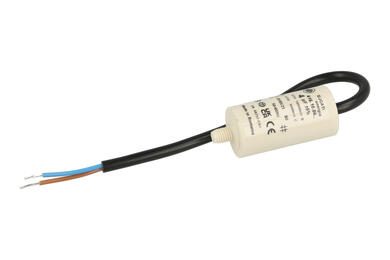 Kondensator; polipropylenowy; silnikowy (rozruchowy); 416100614; 4uF; 425V AC; fi 28x55mm; z przewodami; śruba bez nakrętki; Ducati; RoHS