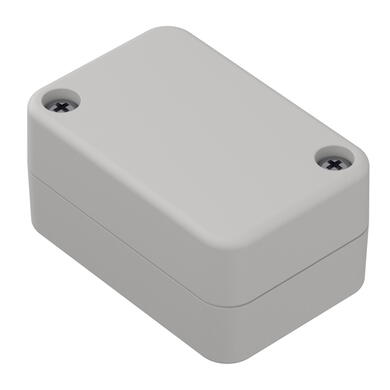 Enclosure; multipurpose; ZP60.40.30JpH TM PC; polycarbonate; 60mm; 40mm; 30mm; IP65; light gray; with brass bushing; Kradex; RoHS