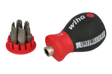 Wkrętak; 33764; krzyżowy; płaski; wymienne bity; Wiha Wkrętak; 33764; krzyżowy; płaski; wymienne bity; Wiha