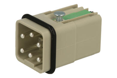 Wtyk; Han E Quick-Lock; 09120052634; 5 torów; poliwęglan; proste; zatrzaskowy; 16A; 500V; szary; srebrzone; 0,25÷1,5mm2; Harting; RoHS Wtyk; Han E Quick-Lock; 09120052634; 5 torów; poliwęglan; proste; zatrzaskowy; 16A; 500V; szary; srebrzone; 0,25÷1,5mm2; Harting; RoHS