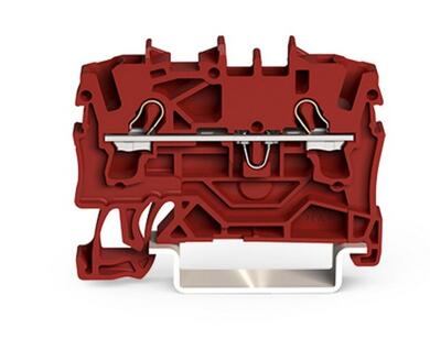 Złączka; na szynę DIN; 2002-1203; czerwony; sprężynowy; Push-in CAGE CLAMP®; 0,25÷4mm2; 24A; 800V; 1 tor; 2; na szynę DIN TS35; Wago; RoHS Złączka; na szynę DIN; 2002-1203; czerwony; sprężynowy; Push-in CAGE CLAMP®; 0,25÷4mm2; 24A; 800V; 1 tor; 2; na szynę DIN TS35; Wago; RoHS