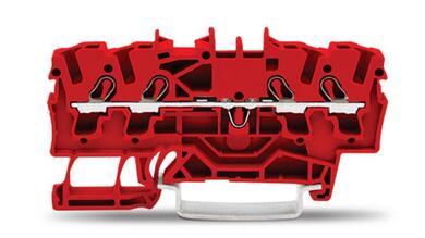 Złączka; na szynę DIN; 2002-1403; czerwony; wtykany; sprężynowy; Push-in CAGE CLAMP®; 0,25÷4mm2; 24A; 800V; 1 tor; 4; na szynę DIN TS35; Wago; RoHS Złączka; na szynę DIN; 2002-1403; czerwony; wtykany; sprężynowy; Push-in CAGE CLAMP®; 0,25÷4mm2; 24A; 800V; 1 tor; 4; na szynę DIN TS35; Wago; RoHS
