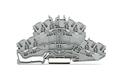 Złączka; na szynę DIN; 2-piętrowa; 2002-2401; szary; sprężynowy; Push-in CAGE CLAMP®; 0,25÷4mm2; 24A; 800V; 1 tor; 8; na szynę DIN TS35; Wago; RoHS Złączka; na szynę DIN; 2-piętrowa; 2002-2401; szary; sprężynowy; Push-in CAGE CLAMP®; 0,25÷4mm2; 24A; 800V; 1 tor; 8; na szynę DIN TS35; Wago; RoHS